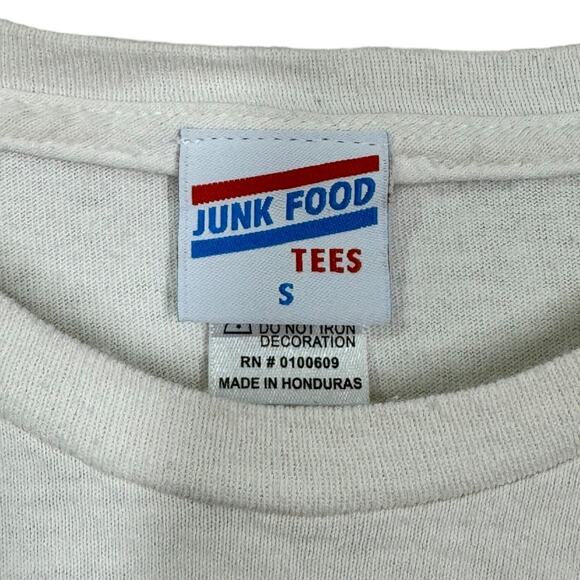 Junk Food Budweiser Graphic Tee Small Oversized Beer Casual Grunge Boho Western - Picture 6 of 8